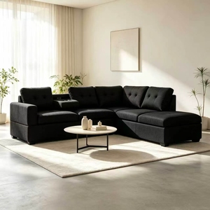 Ensemble de canapés modulaires surdimensionnés en tissu moderne OEM Frank Furniture - Product Image 1