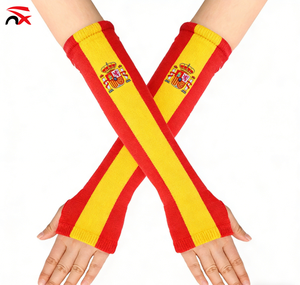 <strong>2026</strong> <strong>New</strong> Fashion Custom France Country Flag Pattern Long Arm Glove Sleeves Warmers Fingerless Knit Sleeves <strong>for</strong> <strong>Promotion</strong> Gift - Product Image 2