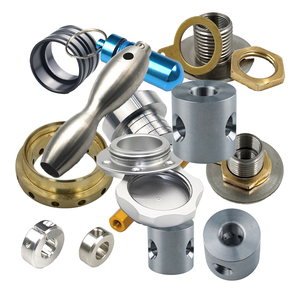 Parti lavorate in alluminio e bronzo con tornitura CNC personalizzate - Product Image 1