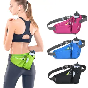 2024 New Design nylon running side belt hip leg messenger bum belt sling chest crossbody fanny pack men's bag waist bags