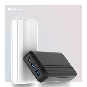 Bluetimes Brand Costom Logo Power Bank 20000mah Portable Battery Charger Use For phone for anker power bank