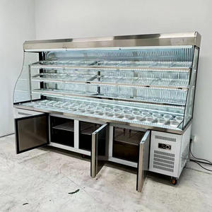 Venta caliente <span class=keywords><strong>barato</strong></span> personalizado Malatang vitrinas refrigeradas caliente picante comercial pantalla enfriador nevera orden gabinete - Product Image 1