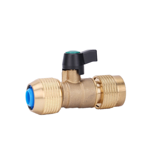 Messing Bewässerungs ventil Schnell kupfer anschluss Wasser pistole Leder Leder rohr Zubehör Gusstechnik Rohr verschraubungen - Product Image 5