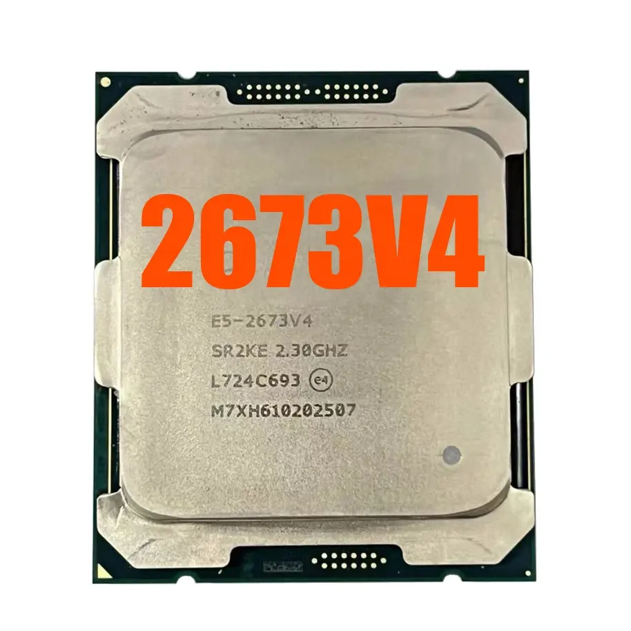 Sử dụng cho Intel Xeon E5 2673 V4 Bộ vi xử lý sr2ke 2.3Ghz 20 lõi 135W ổ cắm LGA 2011-3 CPU E5 2673v4