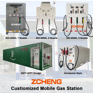 Miniestación de Servicio de Gasolina de 220V y 1000L con Dispensador de Combustible y Tanque para Gasolina y Diésel con Panel Solar - Product Image 6