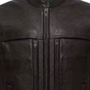 High Quality Custom Design Casual Leather <b>Vest</b> <b>for</b> <b>Men</b> Motorcycle <b>Vest</b> with Multi-Pocket <b>for</b> Winter Wear Customizable <b>Vest</b> - Product Image 4