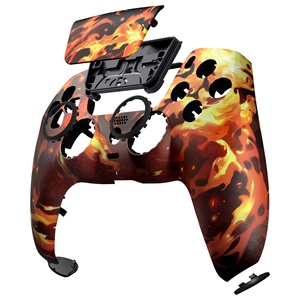 Blazing Magic Pattern LUNA Redesigned Custom <b>Gamepad</b> Case Replacement Shell for PS5 Controller Faceplate with Touchpad Cover - Product Image 2
