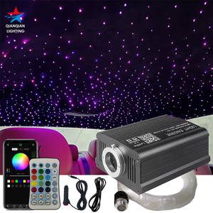 <span class=keywords><strong>Kit</strong></span> de plafonnier Starlight 16W LED RGBW, éclairage de <span class=keywords><strong>ciel</strong></span> <span class=keywords><strong>étoilé</strong></span> à fibres optiques scintillantes, lumière d'ambiance musicale pour voiture, éclairage intérieur - Product Image 1