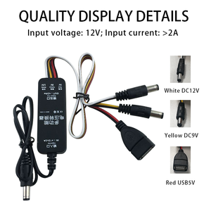 CYHX High Power 5V9V12V Mini Dc Trực Tuyến Ups Pin 12000MAh Với Usb Cho Router Modem - Product Image 3