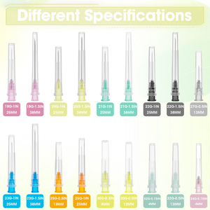 Agujas Hipodérmicas Veterinarias de Diferentes Tipos y Tamaños, 20G38MM, Estériles, Ecológicas, de Plástico y Metal, Agujas de Seguridad - Product Image 5