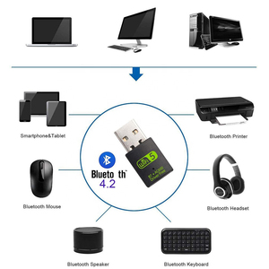 Adaptador <span class=keywords><strong>USB</strong></span> 2 en 1 AC 600Mbps WIFI + <span class=keywords><strong>Bluetooth</strong></span> 2.4G 5G, Chip RTL8821, Receptor Inalámbrico Externo - Product Image 5