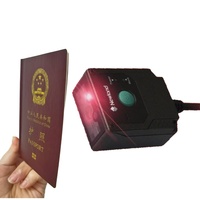 Lecteur OCR MRZ de cartes d'identité et passeports, scanner de codes-barres 2D QR PDF417 pour permis de conduire, fixation fixe pour contrôle d'accès, kiosque et distributeur automatique
