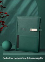 Ensemble de luxe personnalisé en cuir PU, toucher doux, pour le bureau, avec bloc-notes intelligent IA, outils essentiels pour les voyages d'affaires
