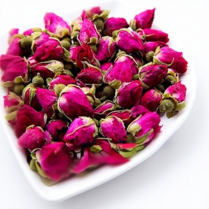 Thé de <span class=keywords><strong>roses</strong></span> Pinyin en vrac, thé en feuilles de fleurs séchées de <span class=keywords><strong>roses</strong></span> rouges du Yunnan à double pétales, 500g, à conserver au réfrigérateur - Product Image 1