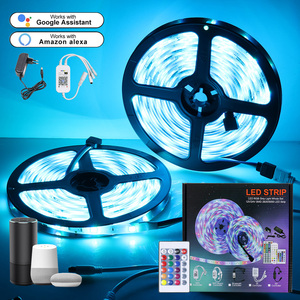 Alexa Google Home Tuya <span class=keywords><strong>Wifi</strong></span> IP65 Tira de luces <span class=keywords><strong>LED</strong></span> flexible a prueba de agua Tira de luces <span class=keywords><strong>LED</strong></span> RGB - Product Image 4