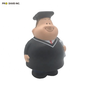<b>Squeeze</b> Toys Release Pressure Foam Anti Stress <b>Ball</b> Graduate Bert Shaped PU Stress <b>Ball</b> Toys - Product Image 6