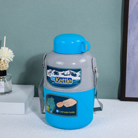 Bouteille d'eau de sport en PP enduit avec sangle d'hydratation à boire directement pour le fitness, les voyages et les activités de plein air