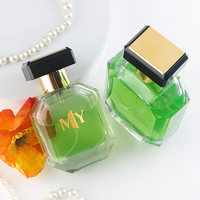 Meilleures ventes : Flacon de parfum de luxe vide en verre, 50ml 100ml, forme octogonale découpée au couteau, avec pulvérisateur à pompe et estampage à chaud, pour diffuseur à bâtonnets