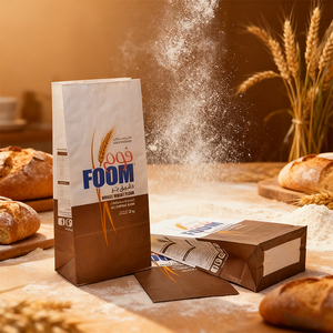 <span class=keywords><strong>Sac</strong></span> à emporter pour pain de maïs, logo personnalisé imprimé, emballage à emporter <span class=keywords><strong>1</strong></span> <span class=keywords><strong>kg</strong></span> 2kg - Product Image 1