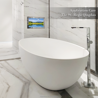 Miroir de salle de bain intelligent Android étanche IP66, téléviseur mural, miroir magique, télévision 19 22 27 32 pouces, hôtel, spa, sauna, douche
