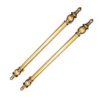 Poignée de porte de luxe en cuivre antique pour hôtels, KTV, maisons – Style européen, grande paire pour portes coulissantes en bois, aluminium, verre