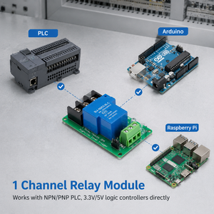 Module de relais 1 <span class=keywords><strong>canal</strong></span> 30A avec isolation optocoupleur 5V 12V 24V, prend en charge le déclenchement par niveau haut et bas – Approvisionnement direct usine - Product Image 4