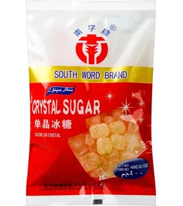 Sucre Suiker Groothandelsprijs Forfaitaire Snoep 400G Thee Kookingrediënt Gele Klomp Bruine Kandijsuiker