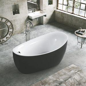 Nouvelle arrivée : Baignoire d'angle autoportante compacte en acrylique avec drain, idéale pour hôtels modernes et usage professionnel. - Product Image 6