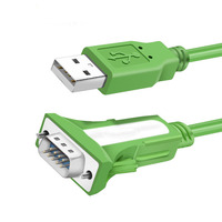 USB a puerto serie RS232 9 pines DB9 hembra Adaptador convertidor Cable CH340 Windows