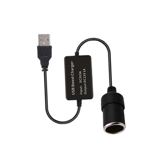 5V/9V to 12V USB boost cable automotive dashcam step-down cable car cigarette lighter power cable Direct sale L159 - Product Image 5