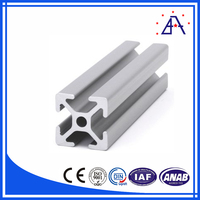 Profilé d'extrusion en aluminium à rainures en T industrielles 2040 3030 4040 8080, cadre anodisé pour système de ligne d'assemblage