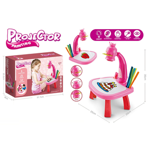 21 desenleri çizim kurulu masa oyuncak 3 In 1 projektör boyama çocuklar için - Product Image 6