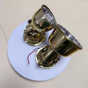 Lámpara de Lectura LED Moderna de Latón Dorado de 5W, Lámpara de Escritorio Ajustable para Accesorios de Barcos, Kayaks y Autocaravanas, Regulable - Product Image 6