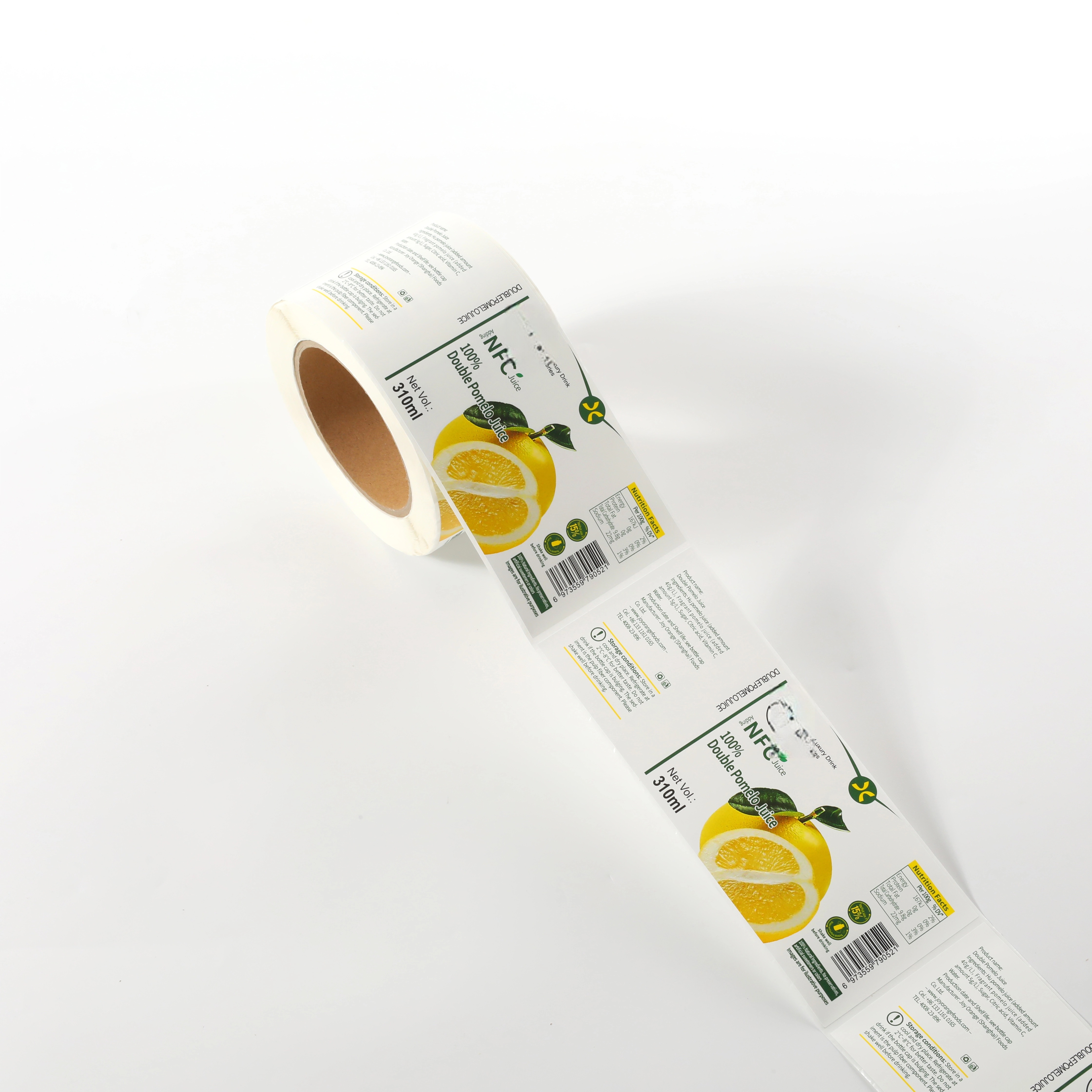 Custom Self-Adhesive PVC Vinyl Roll Label Stickers Waterproof Business Logo Packaging & Giftbox Labels