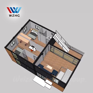 Trung Quốc Đúc Sẵn <span class=keywords><strong>2nd</strong></span> Tầng 12 Chân Phía Trước Hiện Đại Container Căn Hộ Cổ Điển Nhà Thiết Kế - Product Image 1