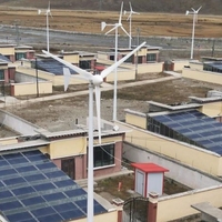 Système d'éolienne à axe vertical à usage domestique 3kw 5kw 10kw 100kw éolienne se connectant au système d'énergie solaire