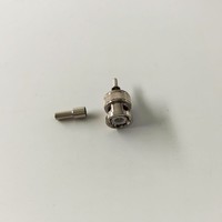 Antenne CCTV 50 ohms, connecteur coaxial RF BNC mâle à sertir pour câble RG316 RG174 RG188