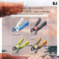 Coupe-lignes de pêche MINI en alliage d'aluminium durable pour lignes monofilament, fluorocarbonées et tressées, équipement de pêche à la mouche STREAM (B07) Couleur personnalisée