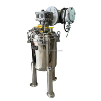 Réacteur sous vide en acier inoxydable de 10 L pour dispersion rapide de liquides chimiques en laboratoire, avec moteur