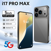 Teléfono Móvil Mini 4G 5G en Oferta, I17 Mini de 5 Pulgadas, 4000 mAh, Doble SIM, Smartphone 4+128 GB, Android 15.0, Envío Gratis a China