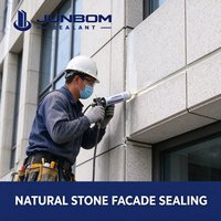 JUNBOM 971 Mastic silicone neutre pour bâtiment, anti-contraintes, haute élongation, pour joints de murs-rideaux, fournisseur d'usine sur mesure