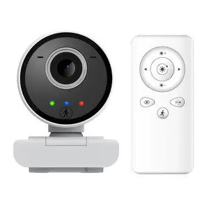 New Arrival Dual Microphone AI Humanoid Auto Smart Tracking 1080P USB HD Webcam with Remote Control