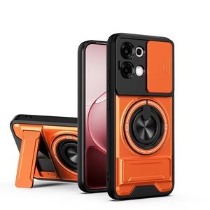 ฝาครอบโทรศัพท์ดูดซับแรงกระแทกที่ยึดโทรศัพท์ในรถยนต์หน้าต่างสไลด์กล้องตัวยึด PC + TPU ดีไซน์หรูหราสำหรับ <span class=keywords><strong>OPPO</strong></span> A6 Pro A6X RENO15 X9 15FS - Product Image 1