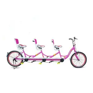 Vélos Surrey pour 3 personnes de couleur violette sur route/vélo Surrey pour 2 personnes/vélo Surrey pour 2 personnes pour les visites touristiques - Product Image 1