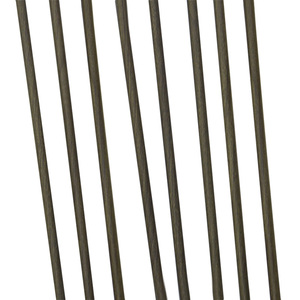 Frecce in Carbonio Puro Effetto <span class=keywords><strong>Legno</strong></span> da 31,5 Pollici <span class=keywords><strong>Spine</strong></span> 350 con Piume di Tacchino e Punte Filettate Sostituibili per Tiro con l'Arco - Product Image 5