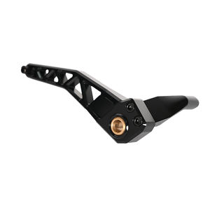 Levier de frein en alliage style MX Custom World Motorcycle, commande centrale noire pour Softail <span class=keywords><strong>Lowrider</strong></span>/<span class=keywords><strong>Lowrider</strong></span> S Street Bob et tous les modèles - Product Image 4