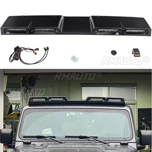 Accessoires pour Jeep Wrangler : Ensemble de feux antibrouillard arrière, Feu de freinage et de croisière, Phare de recherche, Feu de plafond à quatre faisceaux, Kit carrosserie Chin - Product Image 2