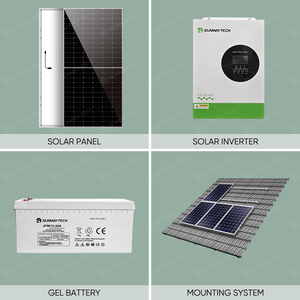 Sistema de Energía <span class=keywords><strong>Solar</strong></span> Fotovoltaica de 5kw 6kw 8kw 10kw, Sistema de Energía <span class=keywords><strong>Solar</strong></span> Doméstica Fuera de la Red con Batería, Precio por <span class=keywords><strong>Placa</strong></span>, para Toda la <span class=keywords><strong>Casa</strong></span> - Product Image 2