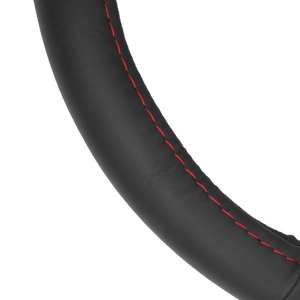 Accesorios de coche, cubiertas de volante de cuero genuino Premium, accesorios de coche, decoración <span class=keywords><strong>interior</strong></span>, cubierta de volante de coche, negro - Product Image 2