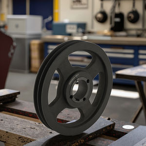 Sabuk katrol <span class=keywords><strong>Motor</strong></span> V konveyor besi cor alur ganda SPB SPZ ukuran standar dengan Hub padat Semak lancip - Product Image 1